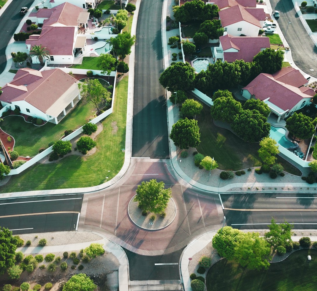 Florida HOA Community from the sky